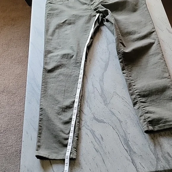 a.n.a JEGGINGS Dark Olive Green size 32/14 - Picture 5 of 10